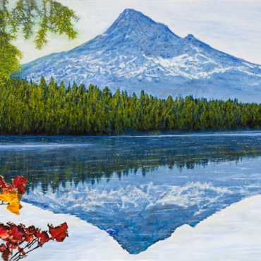 Mt Hood From Lost Lake